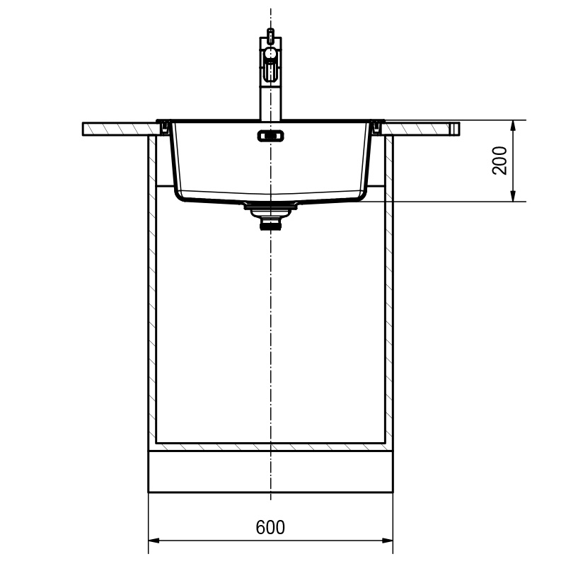 Franke Sirius SID 610-50 TL valkoinen 560x530mm 114.0315.449 - Image 4