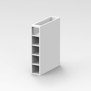 Hyllykaappi 710x150x565 4 hyllyllä M150