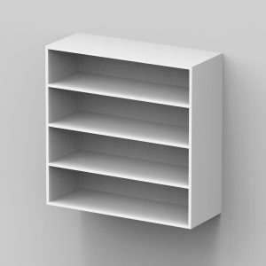 Seinäkaappi 892x900x337 3 hyllyllä M90