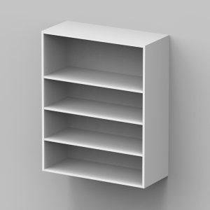 Seinäkaappi 988x800x337 3 hyllyllä M80