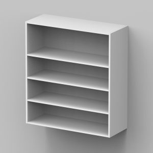 Seinäkaappi 988x900x337 3 hyllyllä M90