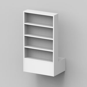 Tuuletinkaappi 892x500x121,5 M50 188mm kotelo