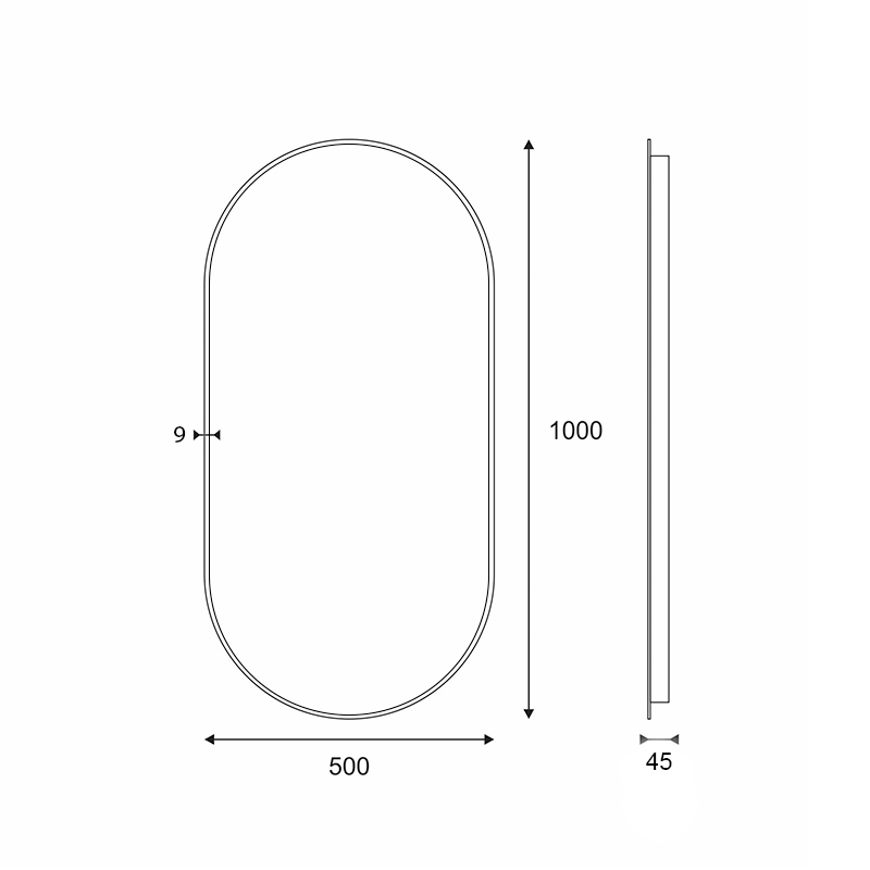 VALOPEILI CAPSUL GOLD 3000K 500X1000MM KULTA 18,62W IP44 - Image 2