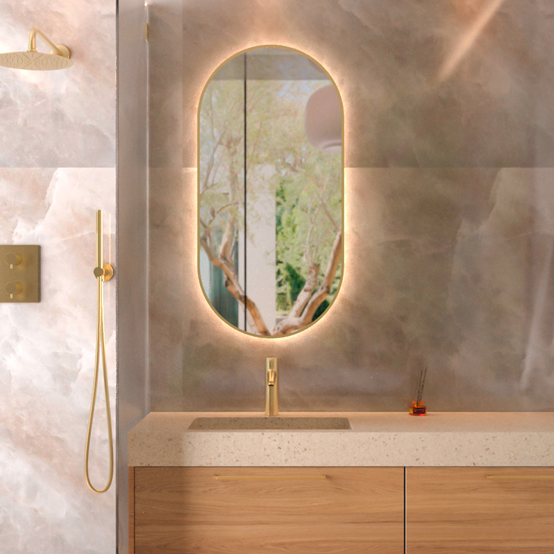 VALOPEILI CAPSUL GOLD 3000K 500X1000MM KULTA 18,62W IP44 - Image 4