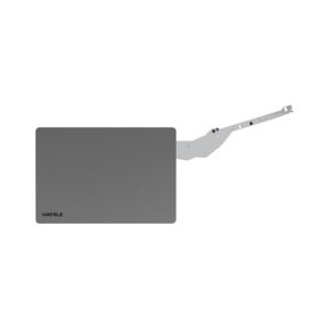 Nostin Häfele Free Slim Flap 1.10 PUSH pinta-as, antrasiitti