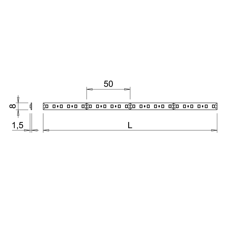 Rulla-Flexyled HE8B 20 m NW 24V/ 9,6W/m - Image 3