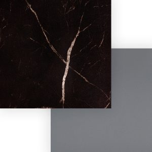 KOMPOSIITTILEVY MUSTA MARMORI/ HARMAA 500X3650X4 MM